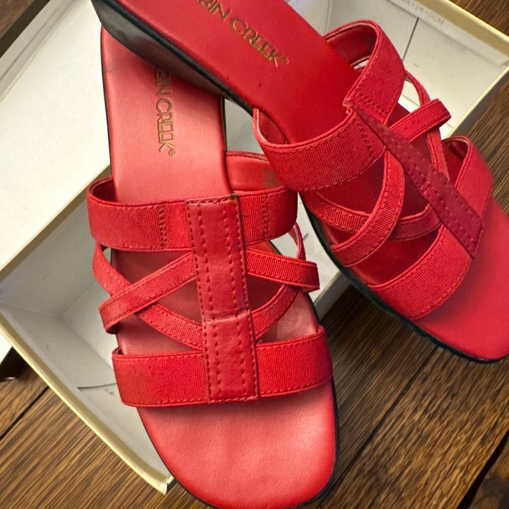 Cabin Creek red sandles